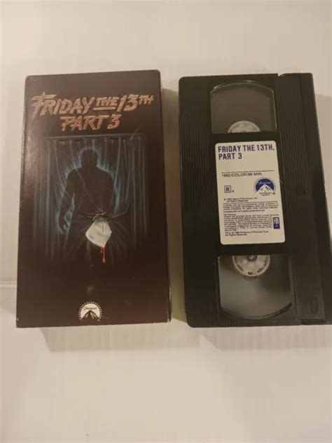 Friday The Th Vhs Paramount Home Video Slasher Horror Tape Picclick