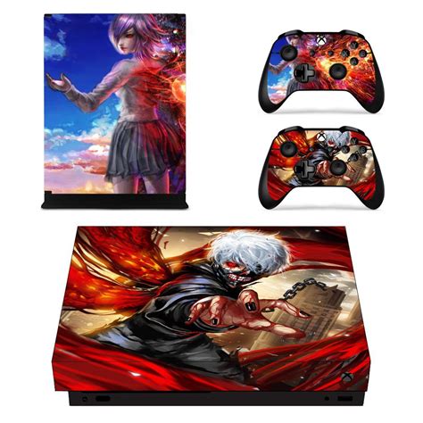 Tokyo Ghoul Decal Skin Sticker For Xbox One X Console And