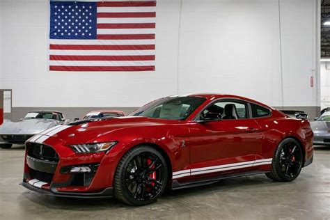 2020 Ford Mustang Shelby Gt500 11 Miles Rapid Red Metallic 52l