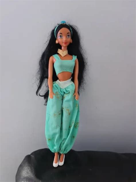 VINTAGE 90S DISNEY Princess Jasmine Barbie Doll Original Outfit