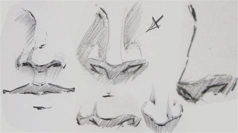 How To Draw Manga Drawing Noses Youtube