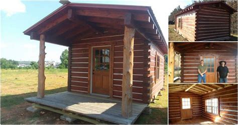 The real bragging rights of a settler? This $21,000 Log Cabin Is a Portable Rustic Gem {For Sale ...