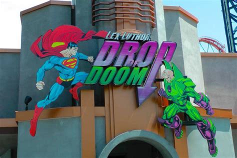 Lex Luthor Drop Of Doom Six Flags Magic Mountain Discount Tickets
