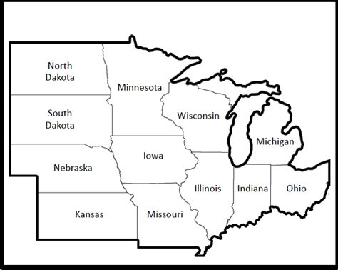 Midwest States Capitals And Abbreviations Diagram Quizlet Ph