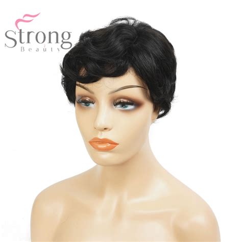 Strongbeauty Women Synthetic Nuna Wig Capless Short Curly Dark Brown