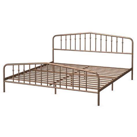 Costway Twinqueenfullking Size Metal Bed Frame Steel Slat Platform W