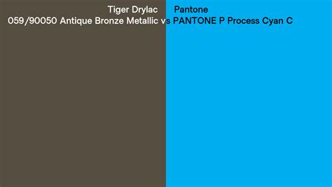 Tiger Drylac Antique Bronze Metallic Vs Pantone P Process