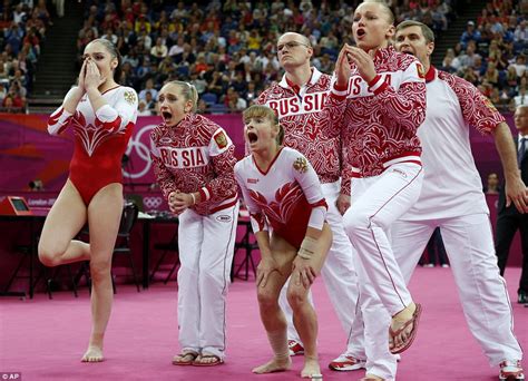 London 2012 Us Gymnastics Captures Olympic Gold Medal Over Russia