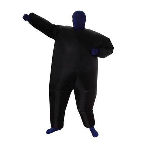 Buy Inflatable Full Body Suit Costume Halloween Os Unisex Adult Black