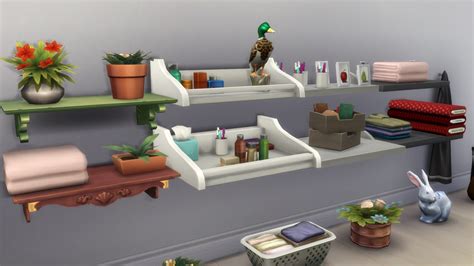 Mod The Sims Bigger Display Shelves With Extra Slots