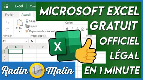 Comment Avoir Microsoft Excel Gratuit Officiel Et L Gal En Minute