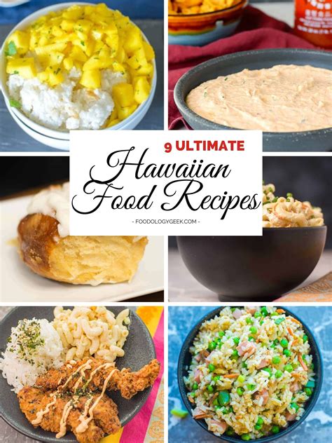 Hawaiian Food Recipes in 2021  Food, Hawaiian food, Recipes