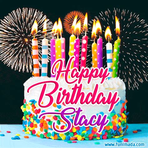 Happy Birthday Stacy Cake Aria Art