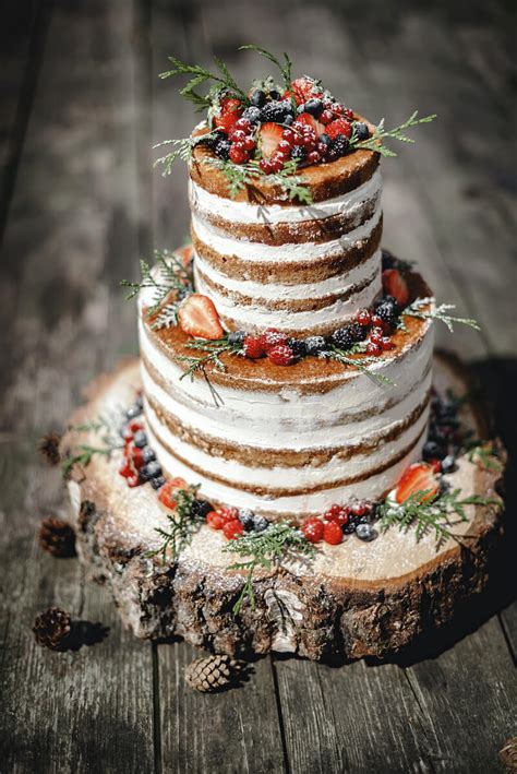 30 wunderschöne Naked Cake Ideen für Hochzeit Hochzeitskiste