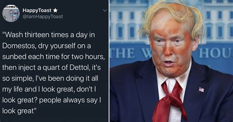 Just 33 Funny Tweets About Donald Trump Curing Covid 19 With
