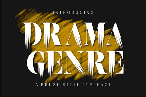 Drama Genre Font Dafont Free
