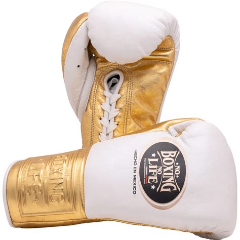 No Boxing No Life Championship Line Whitegold Boxing Gloves At Fighthq