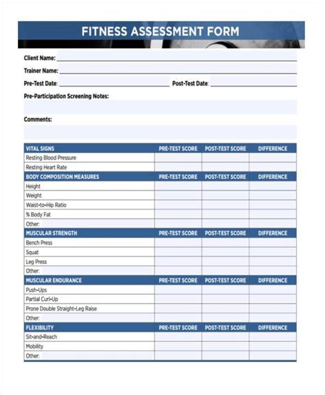 Free 8 Client Assessment Forms In Pdf Ms Word