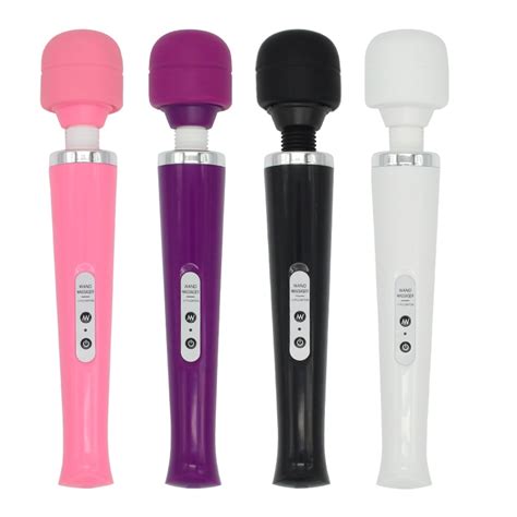10 Speeds Rechargeable Powerful Vibration Magic Wand Massager Body Wand Electric Handheld