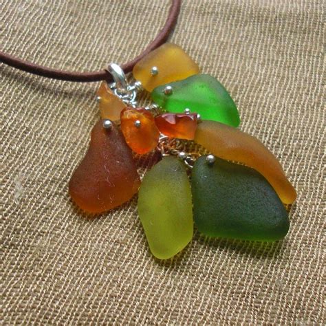 Seaglass Jewelry Fall In Love In 2020 Sea Glass Jewelry Sea Glass Necklace Sea Glass Crafts