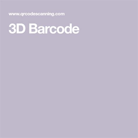 3d Barcode 3d Barcode Barcode Barcode Labels