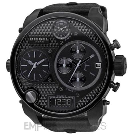 Mens Watches Diesel Blackout Oversize Badass Watch Dz7193xxl 57 Mm