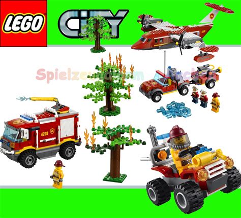 Lego City 66426 Forest Fire Super Pack 4208 4x4 Truck 4209 Plane 4427