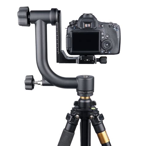 YELANGU Heavy Duty Gimbal Tripod Head w/ Standard 1/4'' Quick Release