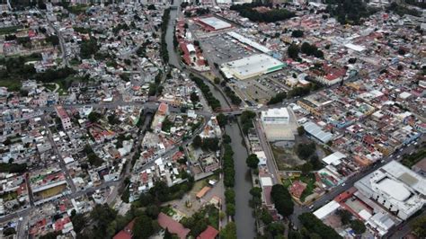 Aspecto Del Río Zahuapan Visto Hoy Durante El Día Mundial De Los Ríos