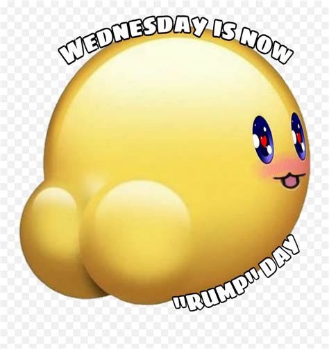 Wednesday Humpday Rump Emojiface Cartoonhump Day Emoji Free