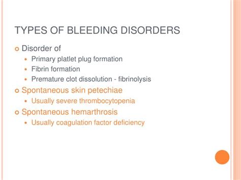 Ppt Disorders Of Primary Hemostasis Powerpoint Presentation Id1271392