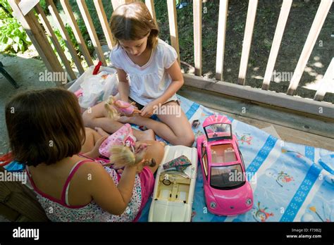 Girls Playing With Barbie Doll Hi Res Stock Photography And Images Alamy