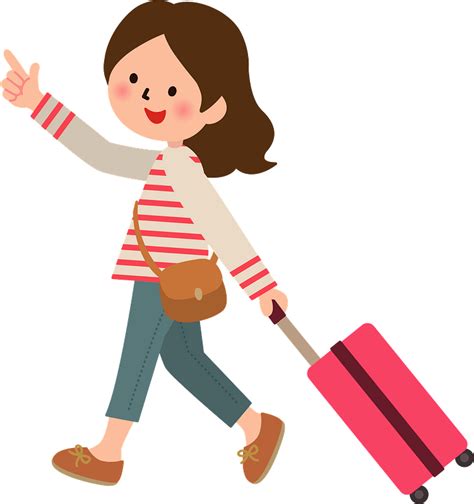Woman Is Traveling Clipart Free Download Transparent Png Creazilla