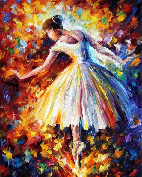 Impressionist Ballet Dancers Ballerina Painting On Canvas By