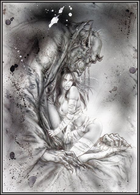 Rule 34 Breasts Female Human Luis Royo Male Male Female Monster Ogre Size Difference The Blue