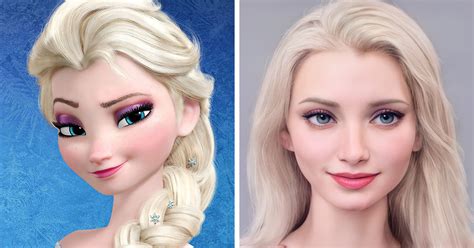 10 Disney Characters Given Realistic Makeovers Using The Power Of