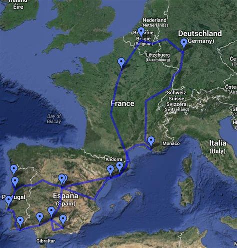 Prediksi belgia vs portugal berpotensi menjadi partai seru lantaran berisi. Interrail 2012 - Frankreich, Spanien, Portugal, Belgien ...
