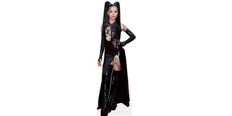 Bella Poarch Black Outfit Cardboard Cutout