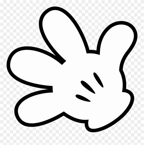 Mickey Hand Clip Art How To Make Mickey Mouse Mickey Mouse Hand