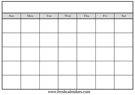 Blank Calendar You Can Type Into Example Calendar Printable