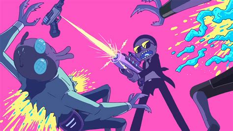 Rick And Morty Fighting With Aliens Wallpaper Hd Tv Series 4k