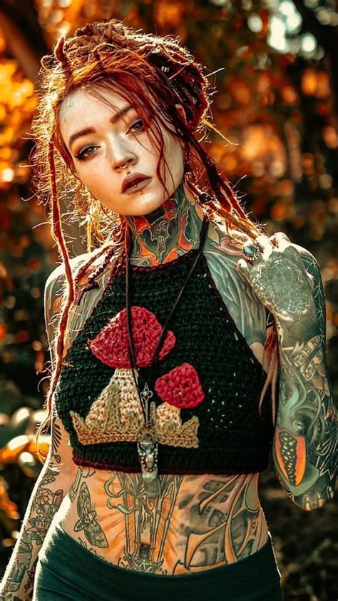 lit pins daily 🔥 girl tattoos dreadlocks girl dreads girl