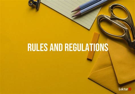 Arti Rules And Regulations Di Kamus Bahasa Inggris Terjemahan Indonesia