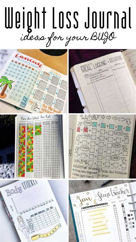 Weight Loss Bullet Journal Ideas To Help You Slim Down With Tips From
