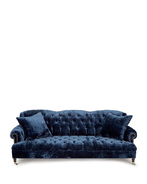 Haute House Divine Tufted Crushed Velvet Sofa 77