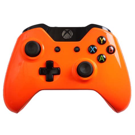Xbox One Wireless Custom Controller Gloss Orange Games Accessories