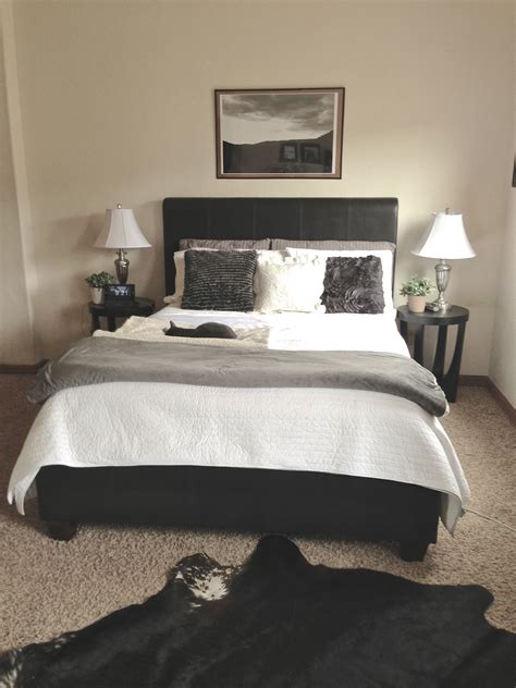 Gray And Beige Bedroom
