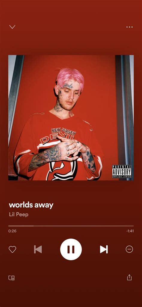 Lil Peep Spotify Screenshot Spotify Screenshot Cool Album Covers