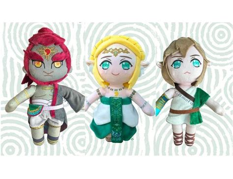 Zelda Plush Tears Of The Kingdom Preorder Zelda Link And Ganondorf Totk