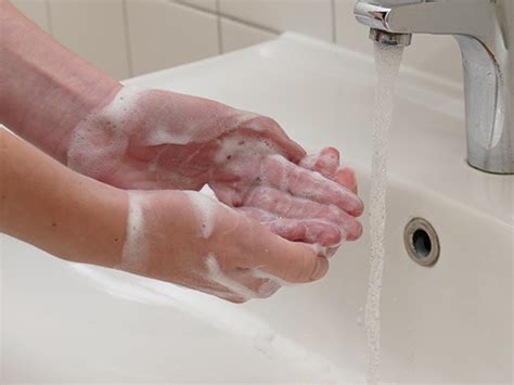 Terug Naar Het Oude Normaal Handen Wassen